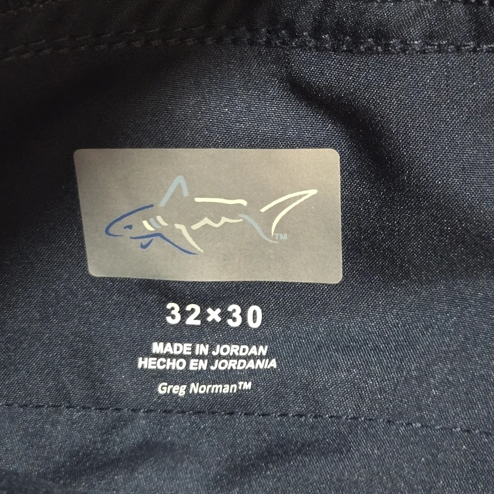Greg Norman Mens Navy Blue Performance Stretch Jordan Golf Pants Size 32 X 30